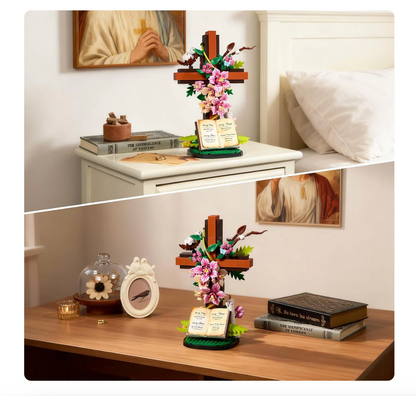 Floral Cross Block Set