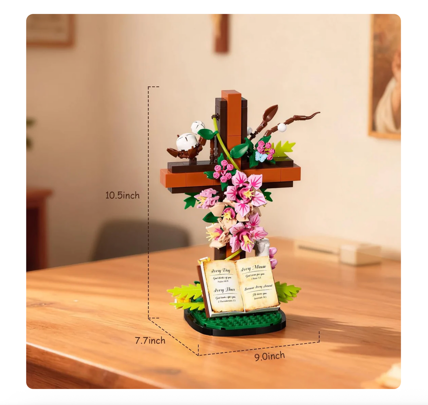 Floral Cross Block Set